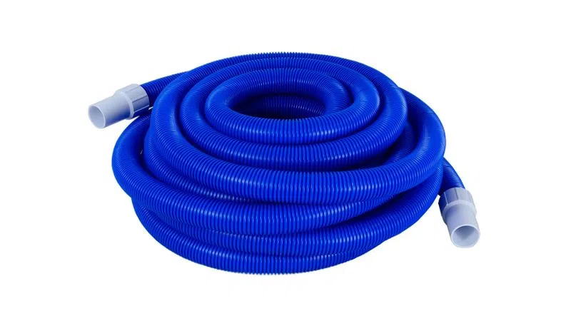 Manguera azul para piscina